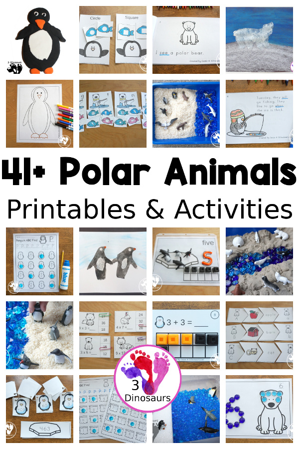 Polar Animals Activities & Printables: Penguins, Arctic & More