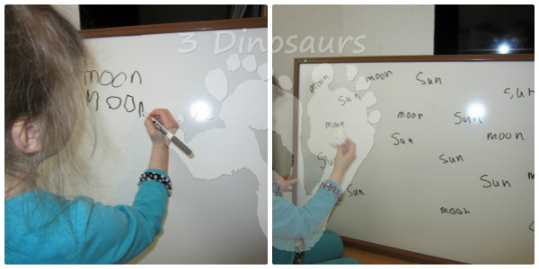 Sun & Moon Activity - 3Dinosaurs.com