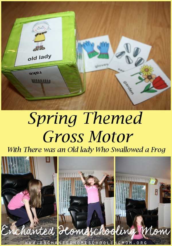 Spring Themed Gross Motor 3 Dinosaurs