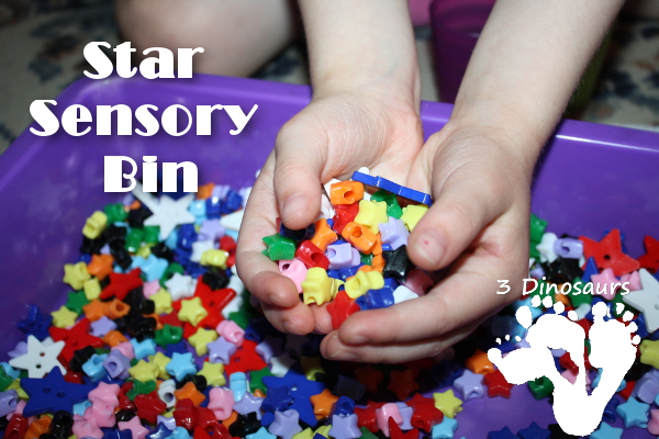 Star Sensory Bin - 3Dinosaurs.com