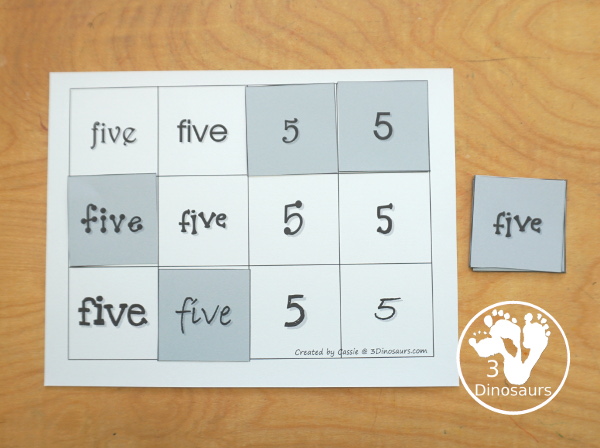 Free Romping and Roaring Number 5 Knight Theme Pack with number 5 worksheets, number 5 puzzles, number 5 handwriting, number 5 dot marker worksheets and more for PreK and kindergarten age kids with a castle and knight theme.  - 3Dinosaurs.com