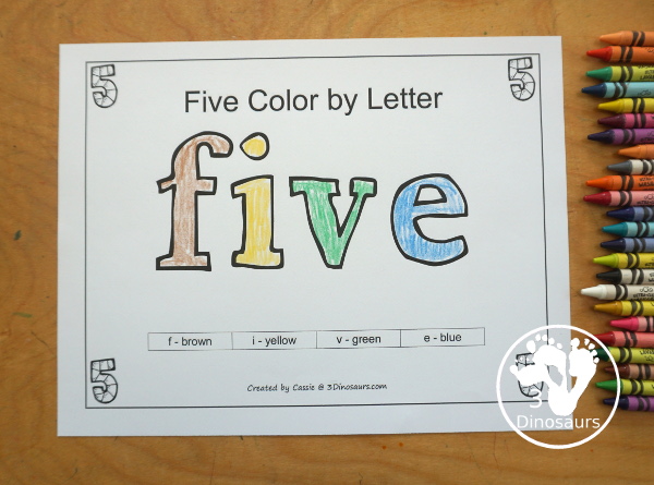 Free Romping and Roaring Number 5 Knight Theme Pack with number 5 worksheets, number 5 puzzles, number 5 handwriting, number 5 dot marker worksheets and more for PreK and kindergarten age kids with a castle and knight theme.  - 3Dinosaurs.com