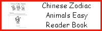 Chinese New Year Zodiac Animals Easy Reader Book