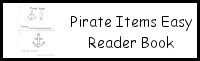 Pirate Items Easy Reader Book