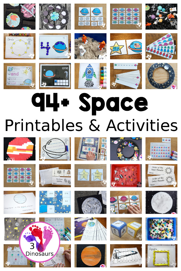 Space Activities & Printables - 3Dinosaurs.com
