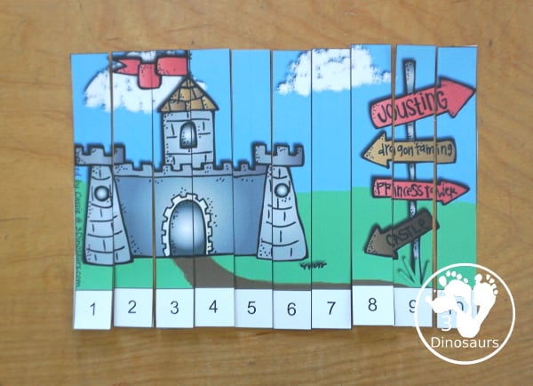 Free Medieval pack for kids with loads of printables with knights, dragons, princesses and more. - 3Dinosaurs.com