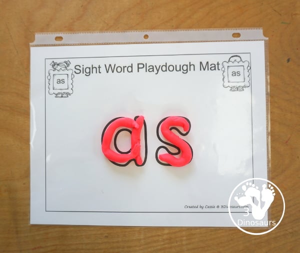 Free Romping & Roaring First Grade Sight Words: As, Ask, By, Could - you have 6 pages for each sight word that work on learning the sight word in different ways with reading, writing, and finding. 3Dinosaurs.com