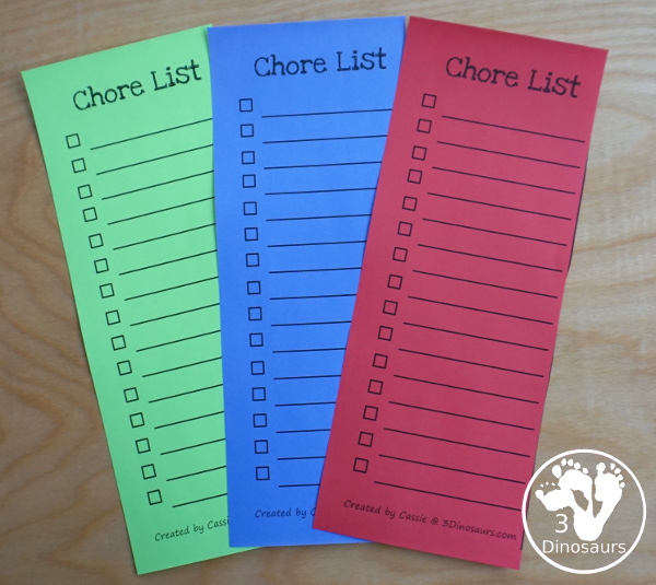 Setting Up A Stuck at Home Schedule with Kids - fun ways to make an at-home schedule for activities, chores and school work - 3Dinosaurs.com