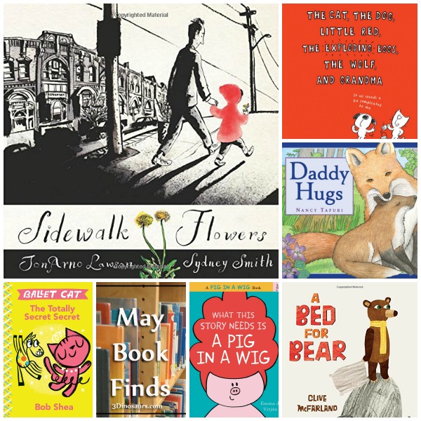  May 2015 Book Finds - Word Bubble Books, Wordless Books, Red Ridding Hood, Animals, dads  - 3Dinosaurs.com