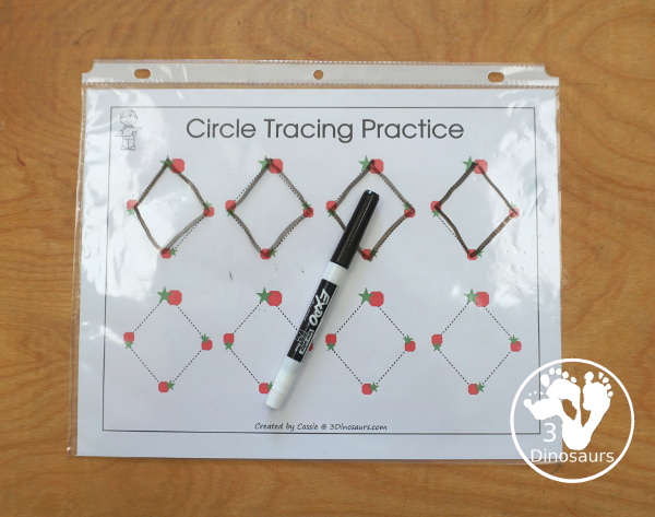 Free Romping & Roaring Rhombus Pack - a free 10 page shape pack for kids to use to learn their shape with tracing, coloring, dot markers and more. - 3Dinosaurs.com