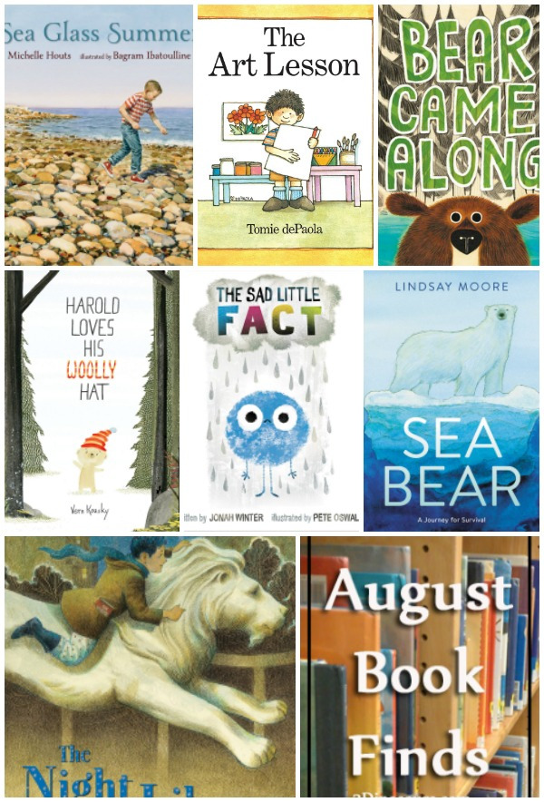 August 2019 Book Finds: forest animals, polar bears, being special, sea glass, facts, art, libraries - 3Dinosaurs.com