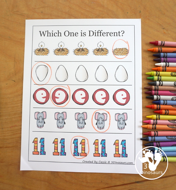 Free Alphabet Stomping Phonics E PreK-Kinder Pack - a fun letter pack with cards, puzzles, pictures, matching, color and all working on the Letter E. An easy, fun learning pack for the Letter E. - 3Dinosaurs.com