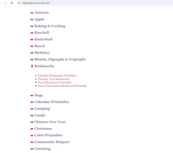 picture where subscriber bookmarks is