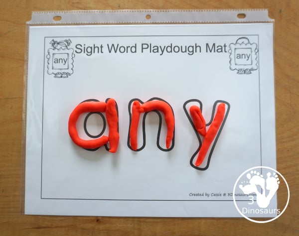 Free Romping & Roaring First Grade Sight Words: After, Again, An, Any - you have 6 pages for each sight word that work on learning the sight word in different ways with reading, writing, and finding. 3Dinosaurs.com