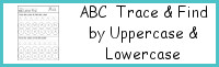 ABC Trace and Find by Uppercase and Lowercase