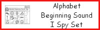 Alphabet Beginning Sounds I Spy Set