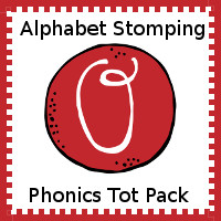 Free Alphabet Stomping O Tot-Preschool Pack - 20 pages of activities - 3Dinosaurs.com