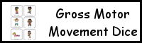 Gross Motor Movement Dice