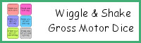 Wiggle & Shake Gross Motor Dice