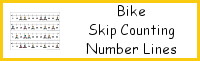 Bike Skip Counting Number Line