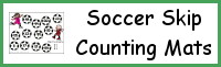 Soccer Skip Counting Mats