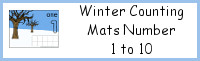 Winter Counting Mats Number 1 to 10