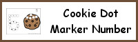 Cookie Number Dot Marker & Counting