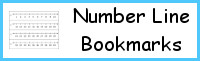 Number Line Bookmarks