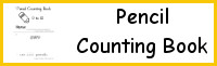 Pencil Number Word Counting Book