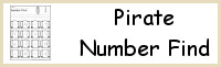 Pirate Themed Number Find