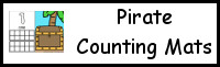 Pirate Themed Number Counting Mats