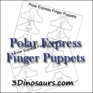 Polar Express Finger Puppets