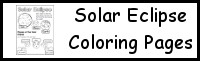 Solar Eclipse Coloring Page