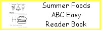 Summer Foods Easy Reader Book