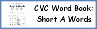 CVC Word Book: Short A Words Easy Reader Book