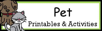 Pet Activities and Printables