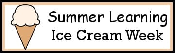 No-Prep Ice Cream Weekly Packs – PreK To Fourth Grade