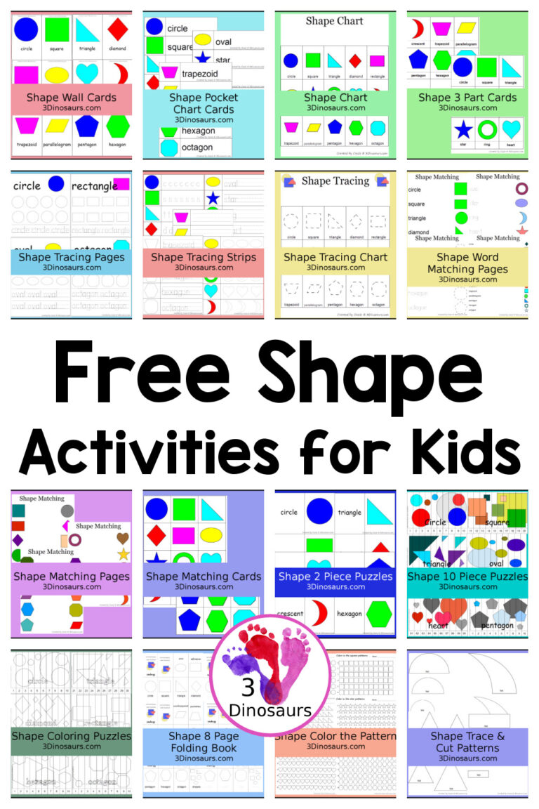 Free Shape Printables for Kids