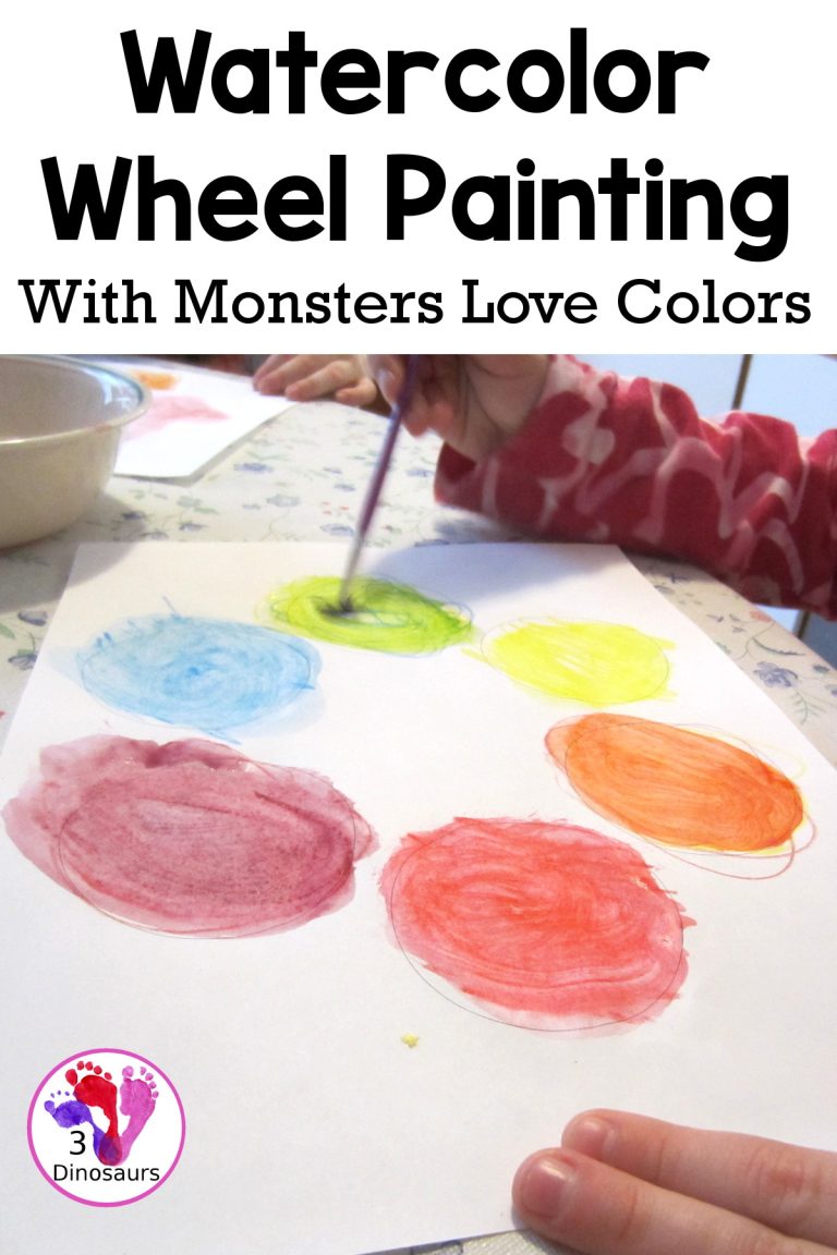 Watercolor Color Wheel – Monsters Love Color