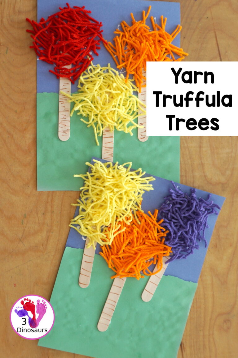 Yarn Truffula Trees with The Lorax