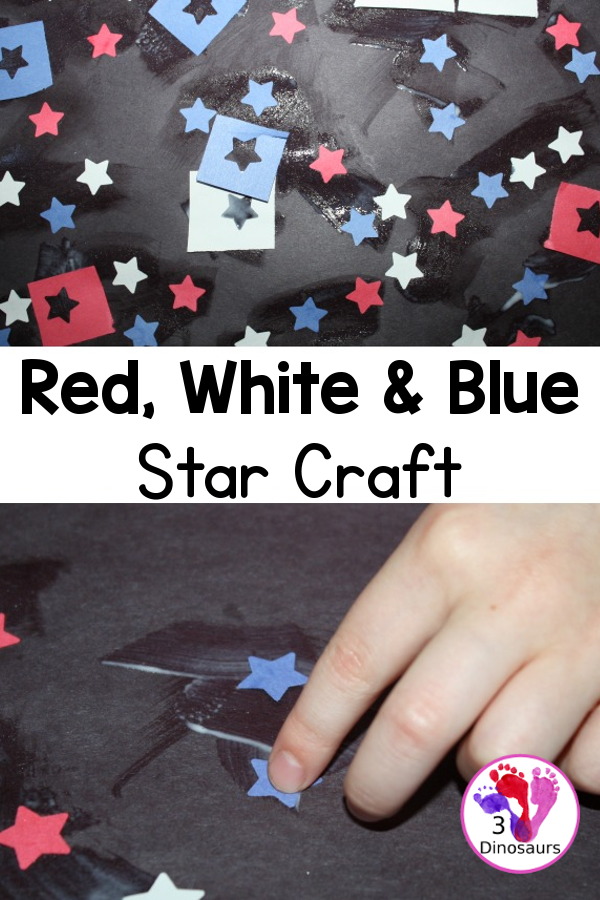 Red, White & Blue Star Craft