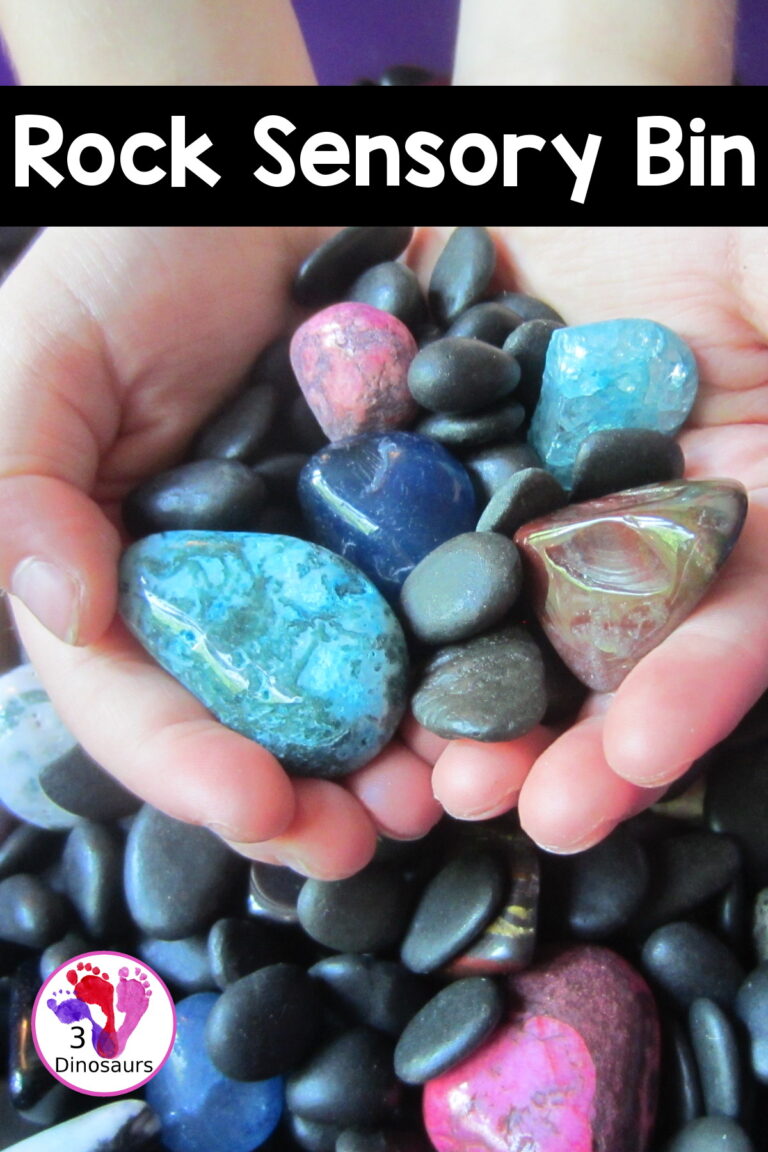 Rock Sensory Bin