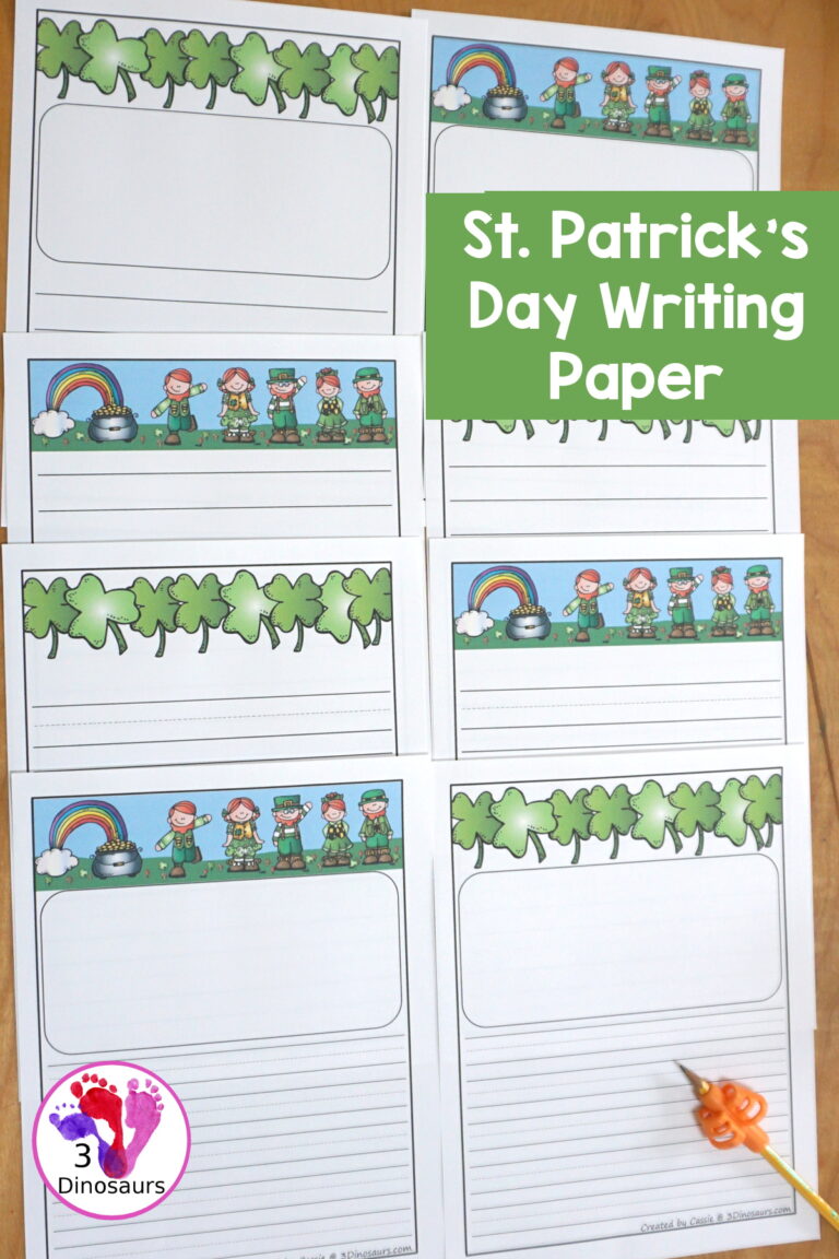 Free St. Patrick’s Day Writing Paper