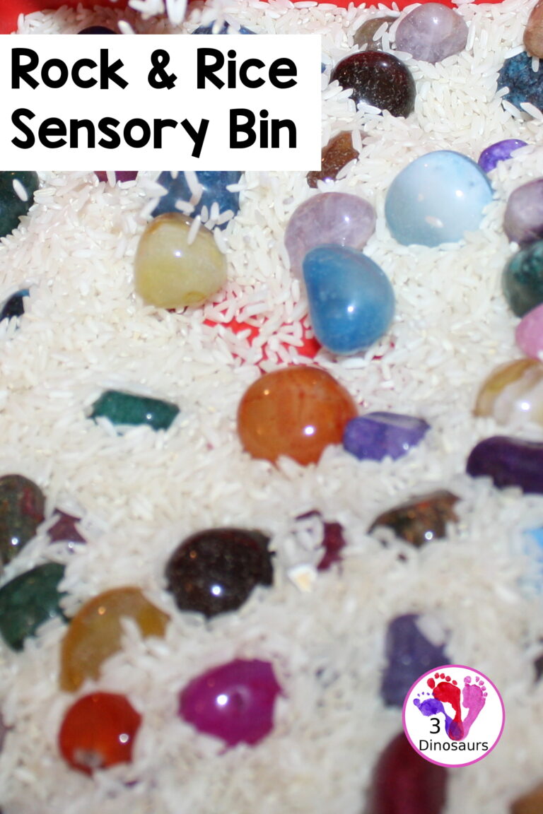 Rock & Rice Sensory Bin