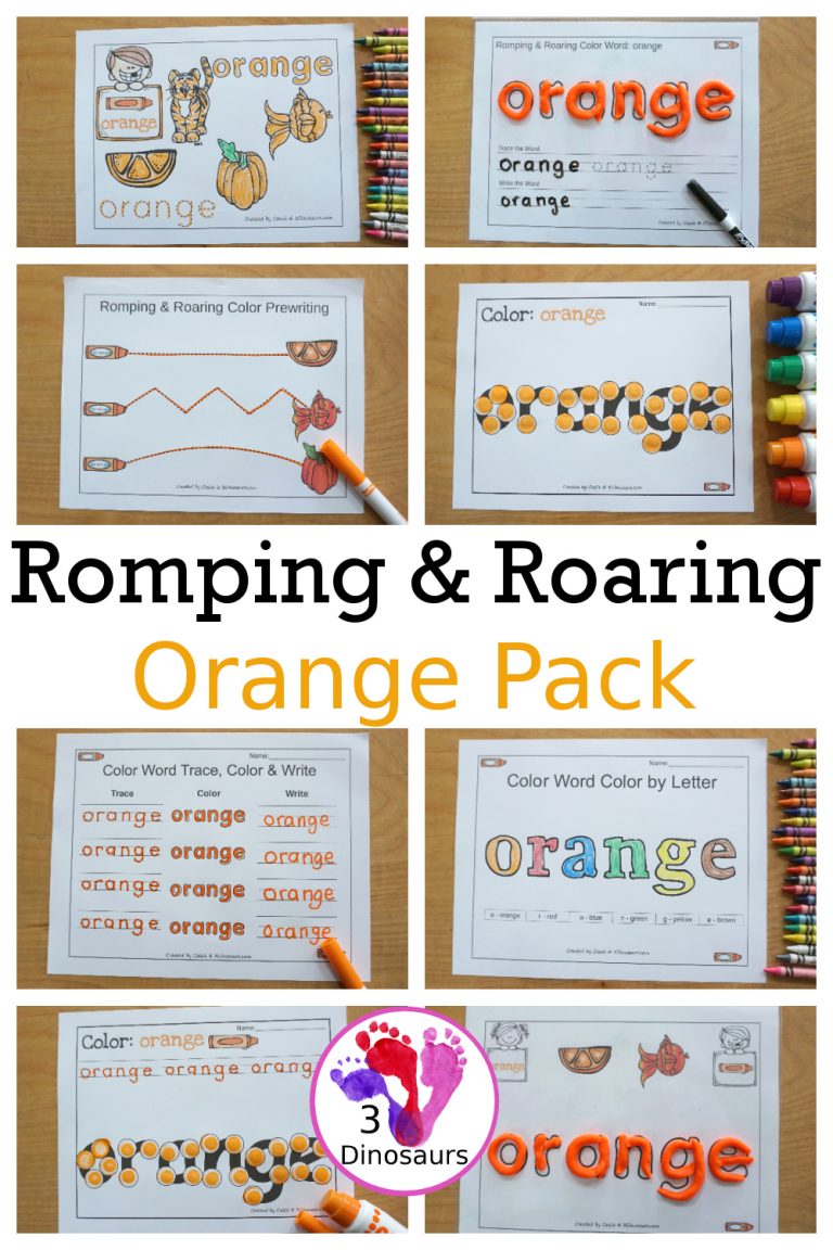 Free Romping & Roaring Color Pack Orange