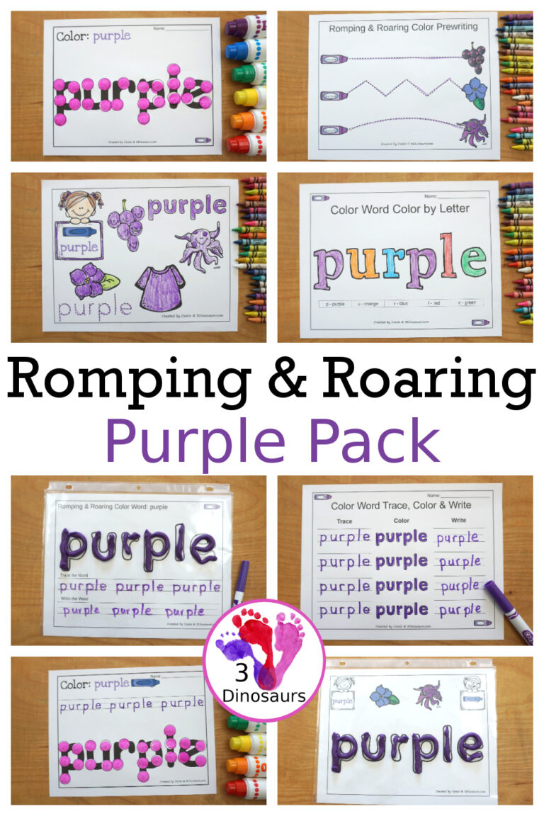 Free Romping & Roaring Color Pack Purple