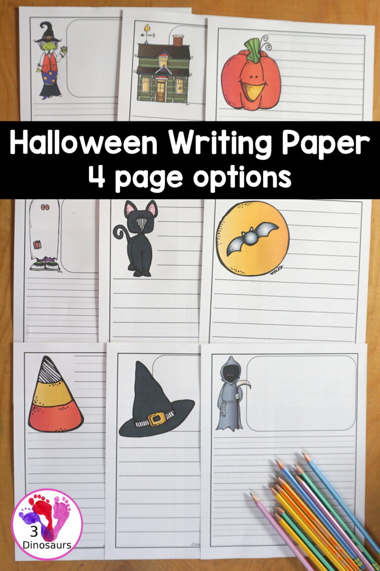 Free Halloween Writing Paper Printable