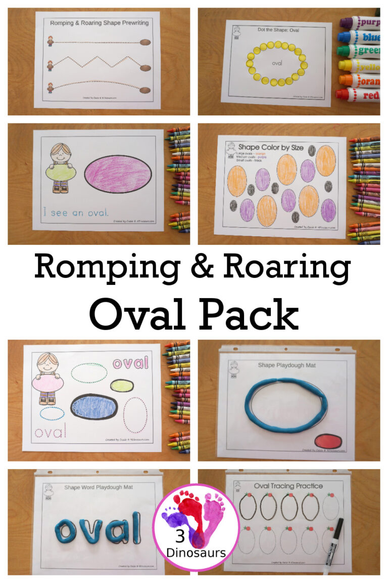 Free Romping & Roaring Oval Pack
