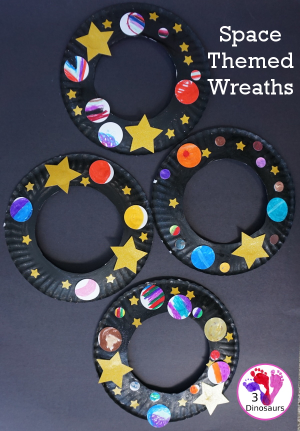 Space Wreath for Kids