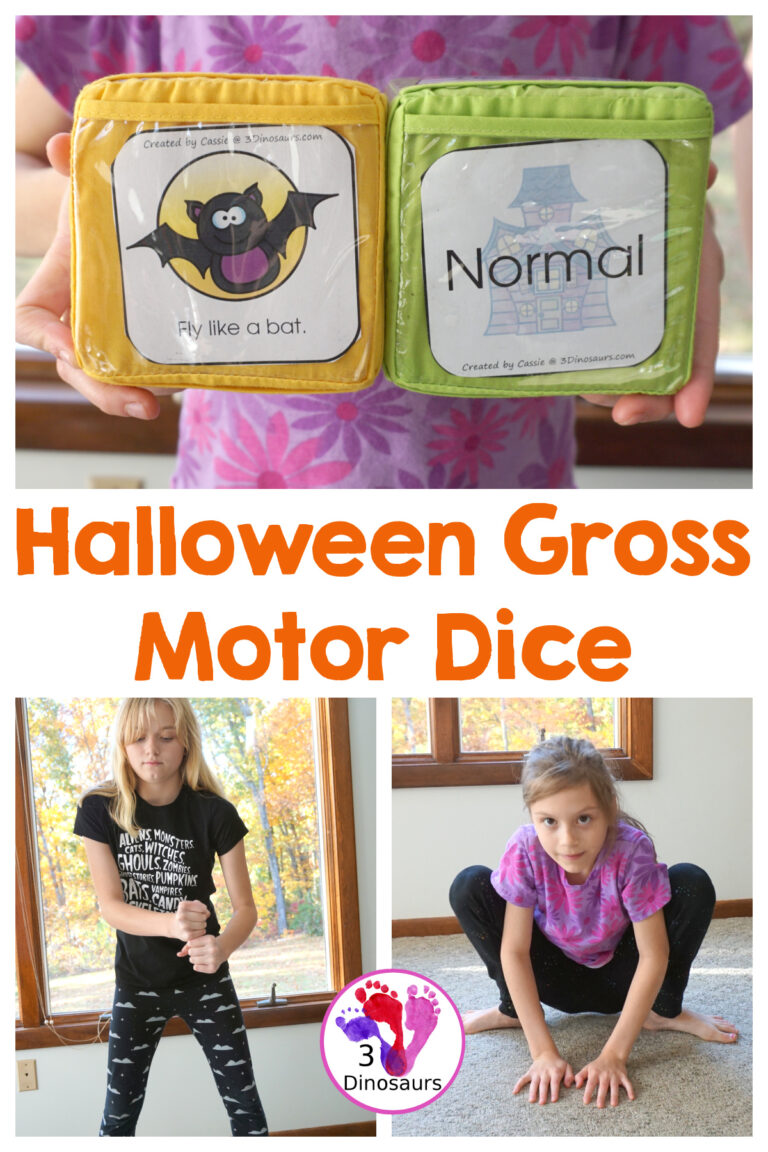 Free Halloween Gross Motor Dice Printable For Kids